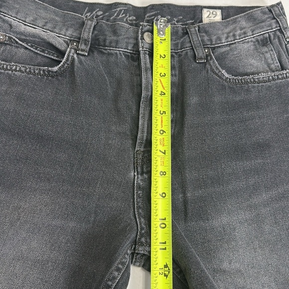 Free People We The Free Womens Size 29 Mid Rise Button Fly Fringe Denim Jeans - Picture 11 of 13